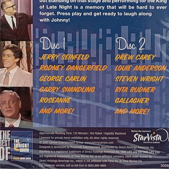 The Best of The Tonight Show Starring Johnny Carson: Stand-Up Comedians DVD Set - Picture 4 of 4